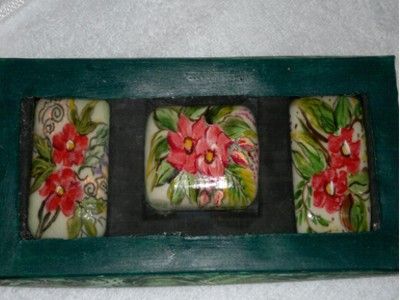 Kit 03 Sabonetes Decorativos